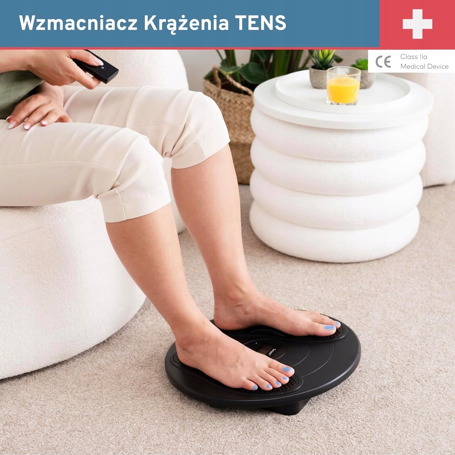 Foot massager EMS electrostimulator Medical device no