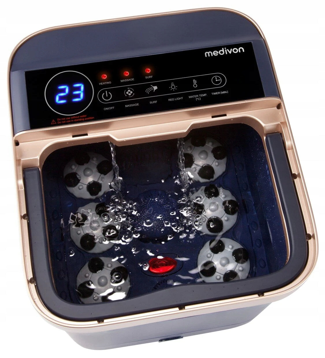 Foot massager MEDIVON Hydro Shiatsu Color blue
