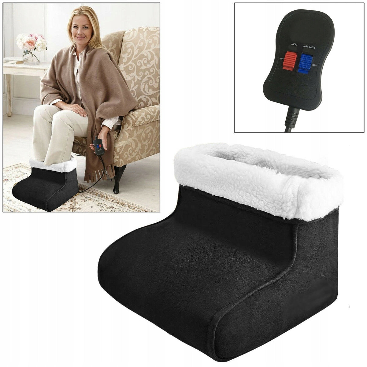 Foot massager with vibration massage heating function Gateway PH 501C