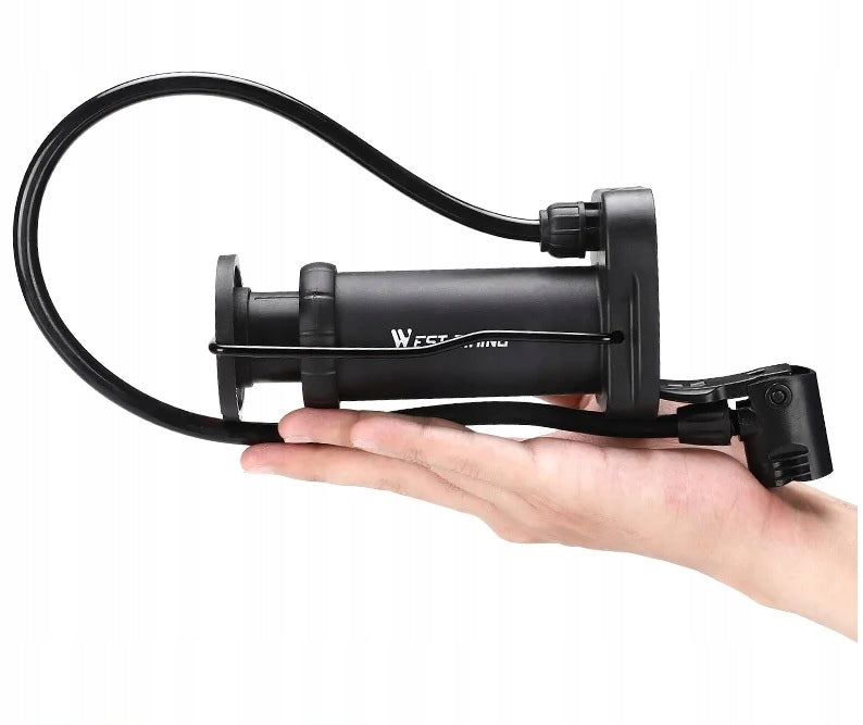 Foot pump Azaris BICYCLE PUMP WITH FOR BICYCLE black Model POMPKA ROWEROWA Z DO ROWERU