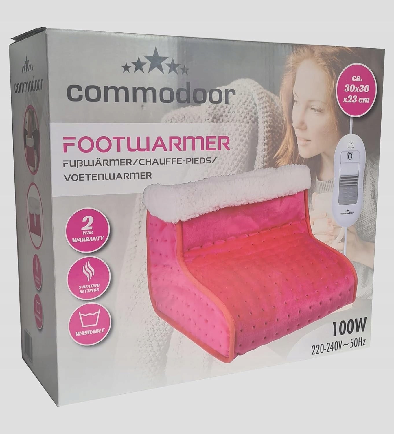 Foot warmer pink 100 W Medical device no