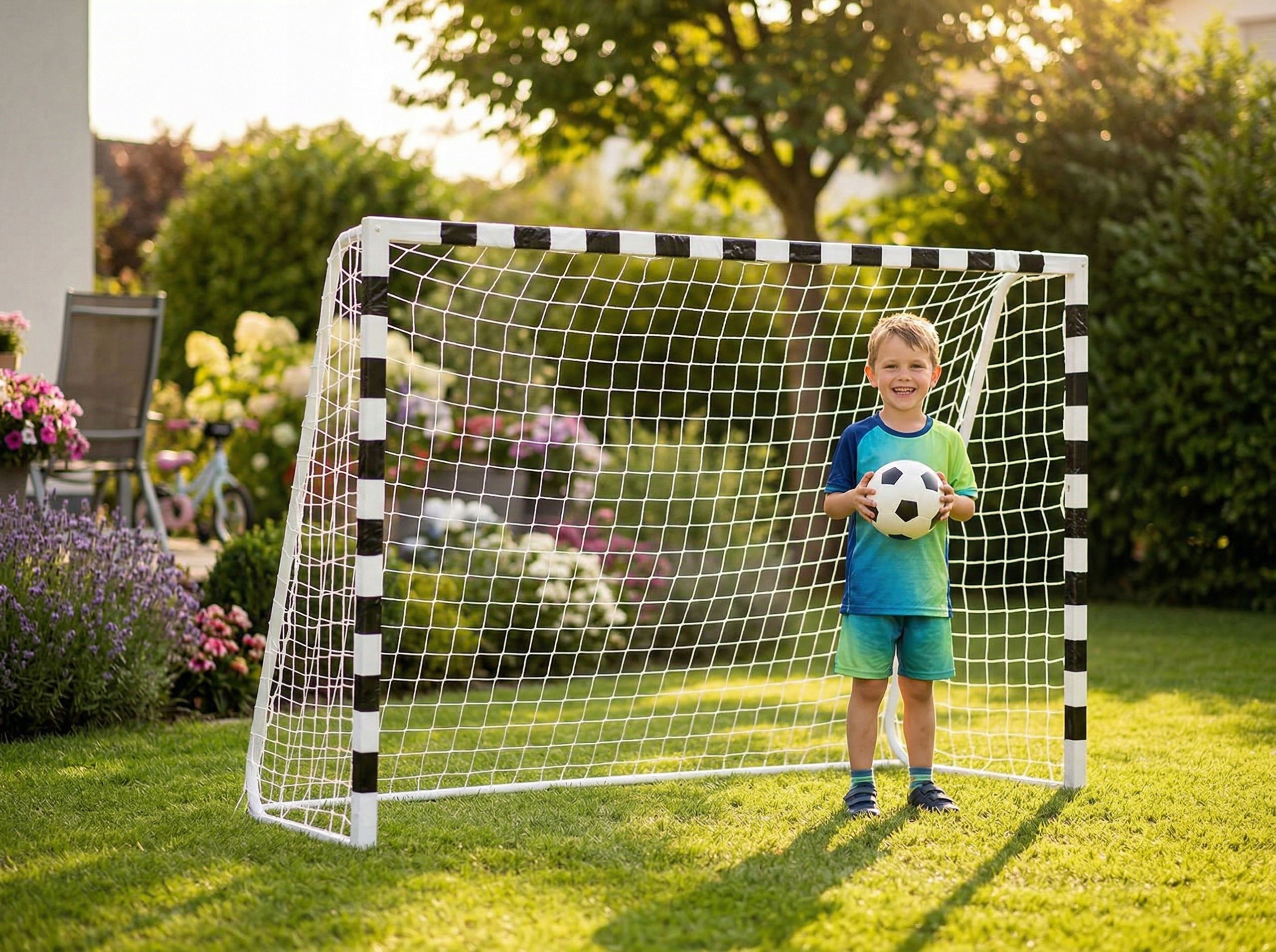 Football Goal For Football Training Metal Large For Children 180 cm Packaging status original