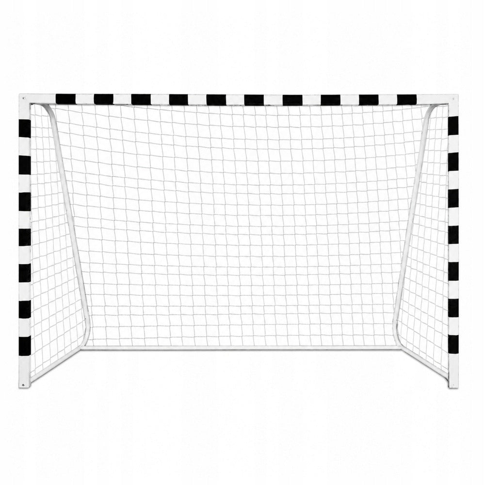 Football Goal Net Reinforced Strong 300x200x120 cm Dominant color black