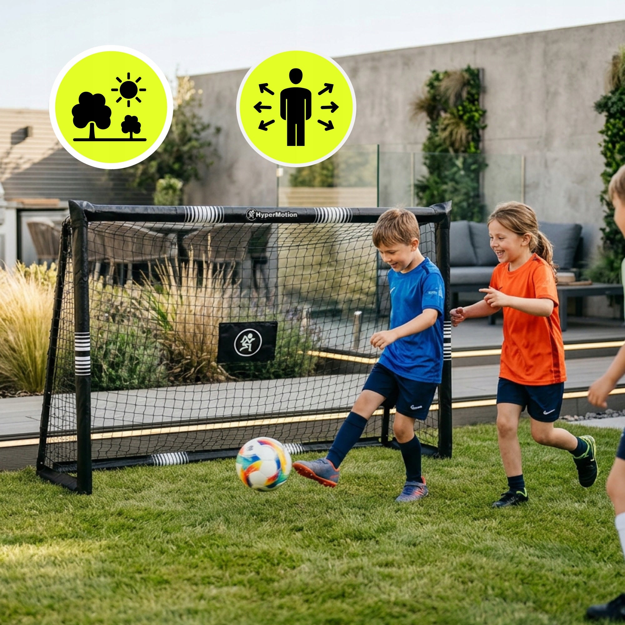 Football goal HyperMotion 180 × 120 cm – black Manufacturer code HYP90 GOAL BLACK S
