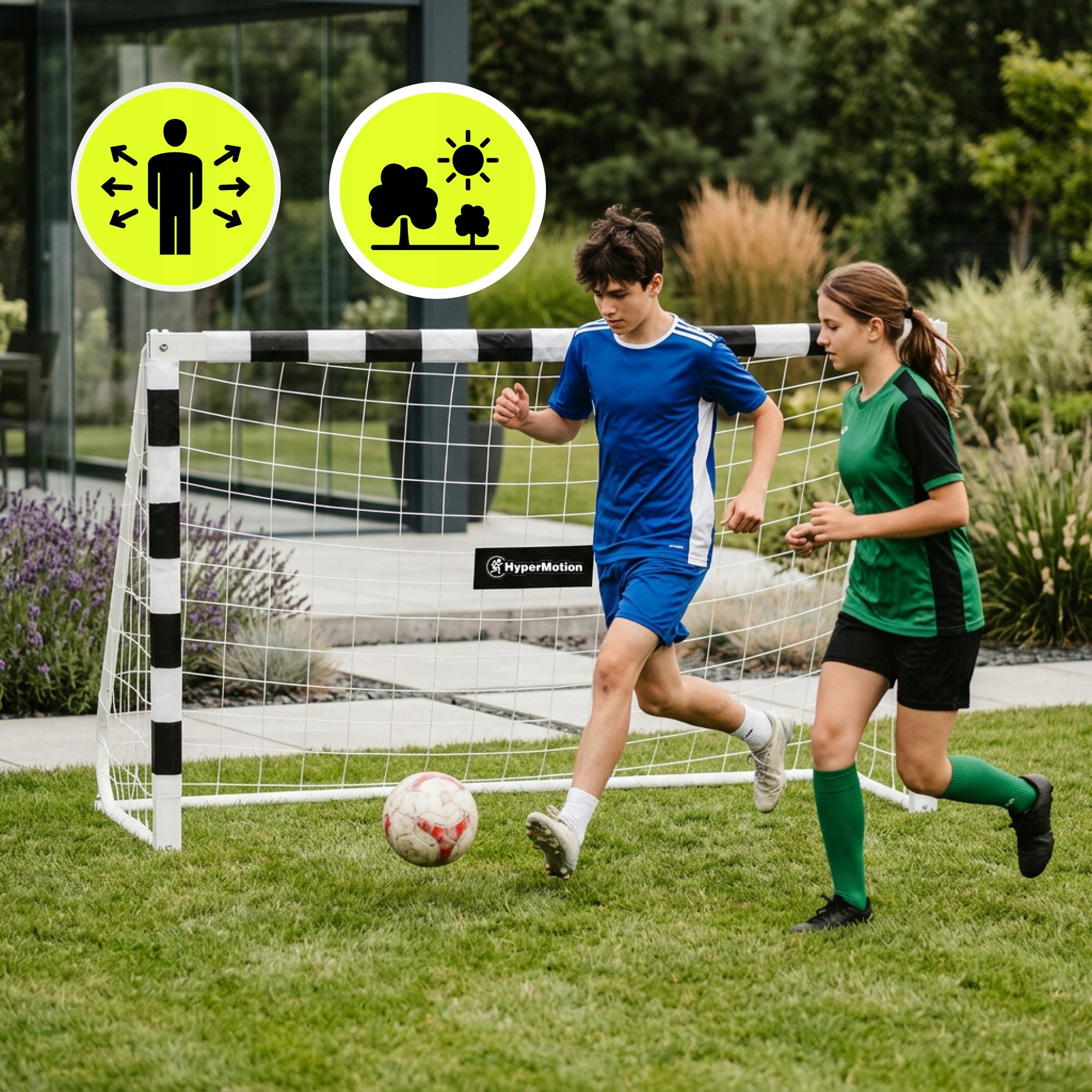 Football goal HyperMotion PRO 180 × 120 cm – white Manufacturer code HYP93 GOAL WHITE S