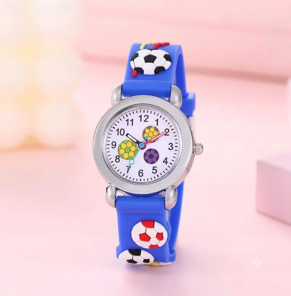 Football watch for boys gift football sport blue