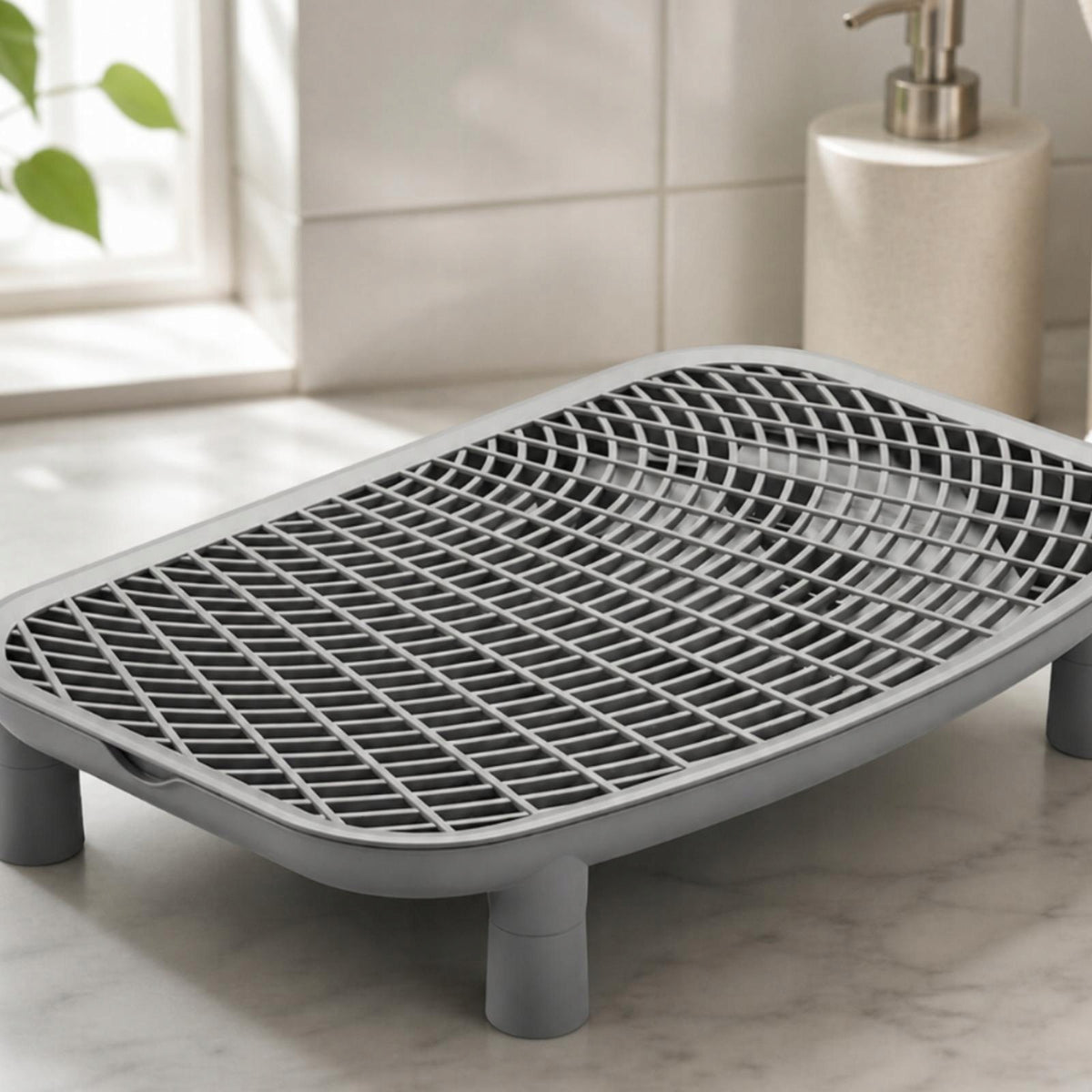 For Pets Cat Litter Enclosure Mat | Waterproof Surface, Raised Litter base Manufacturer code 03364131703
