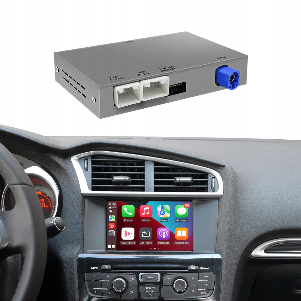 For SMEG Citroen C4 C5 DS3 DS4 DS5 & Peugeot 208 308 508 Wireless Carplay