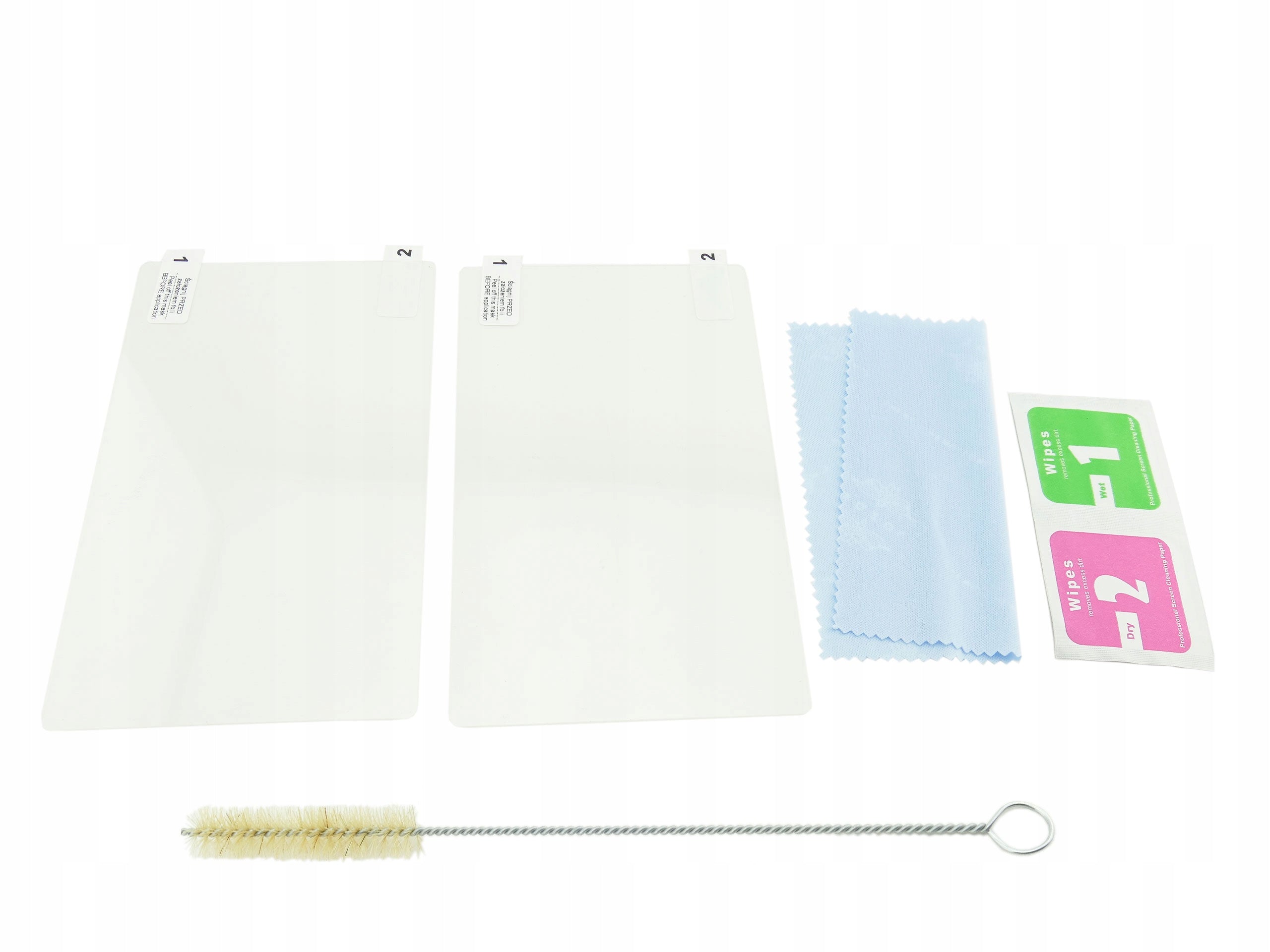 For Thermomix TM6, knife brush + screen protection foil, 2 pieces