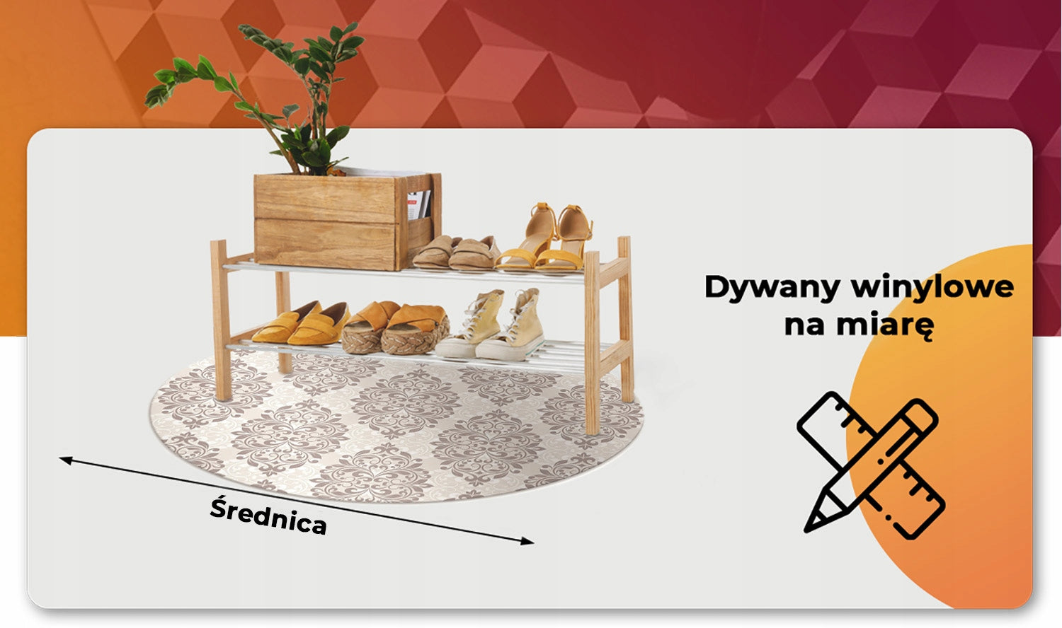 For the apartment, a mat for an eco-chair with a Damascus pattern Manufacturer code 010250310040000013013