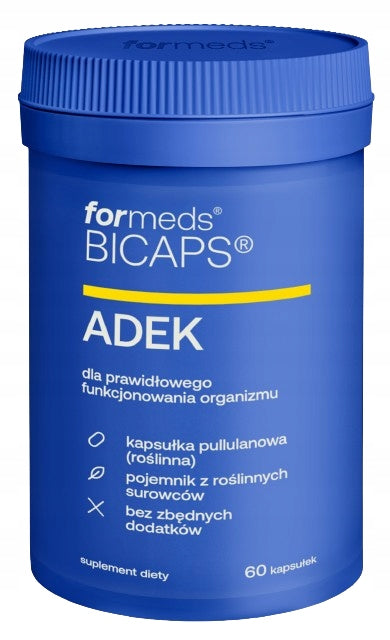 ForMeds BICAPS ADEK Complex Vitamin A D3 E K2 60 kaps Vision Immunity