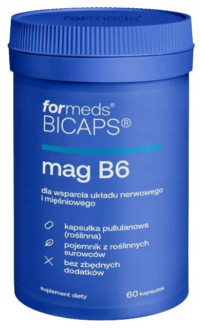 ForMeds BICAPS mag B6 60 capsules for nerve and muscle support