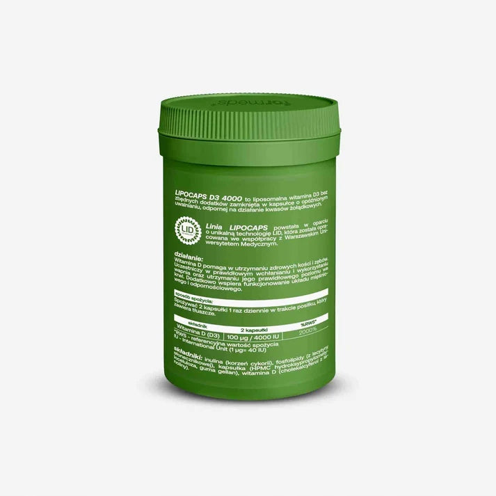 ForMeds Lipocaps D3 4000 vitamin D3 liposomal immunity 60 capsules Brand ForMeds