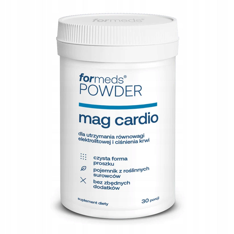 ForMeds MAG CARDIO Powder 62,7 g Magnesium Potassium Vitamin B6