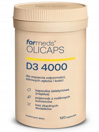 ForMeds OLICAPS vitamin D3 4000 120 capsules