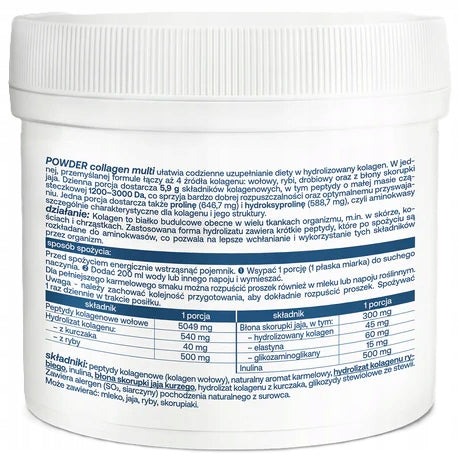 ForMeds POWDER COLLAGEN MULTI CARAMEL JOINTS LEATHER 210g Manufacturer code 5903148623733