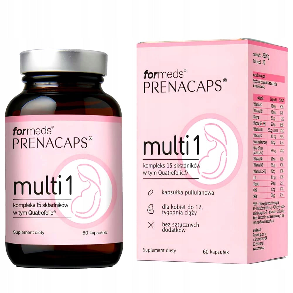ForMeds PRENACAPS MULTI 1 Complex of Vitamins and Minerals 60 kaps. For mothers