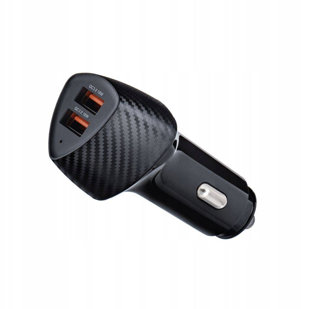 Forcell Carbon Car Charger Usb Qc 3.0 18W + Usb Qc 3.0 18W Manufacturer Forcell