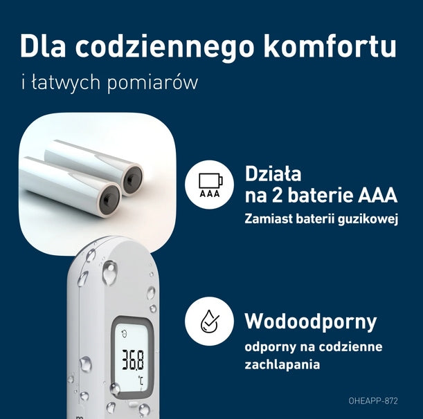 Forehead thermometer Omron GENTLE TEMP 730 Quick 1-second measurement Medical device yes