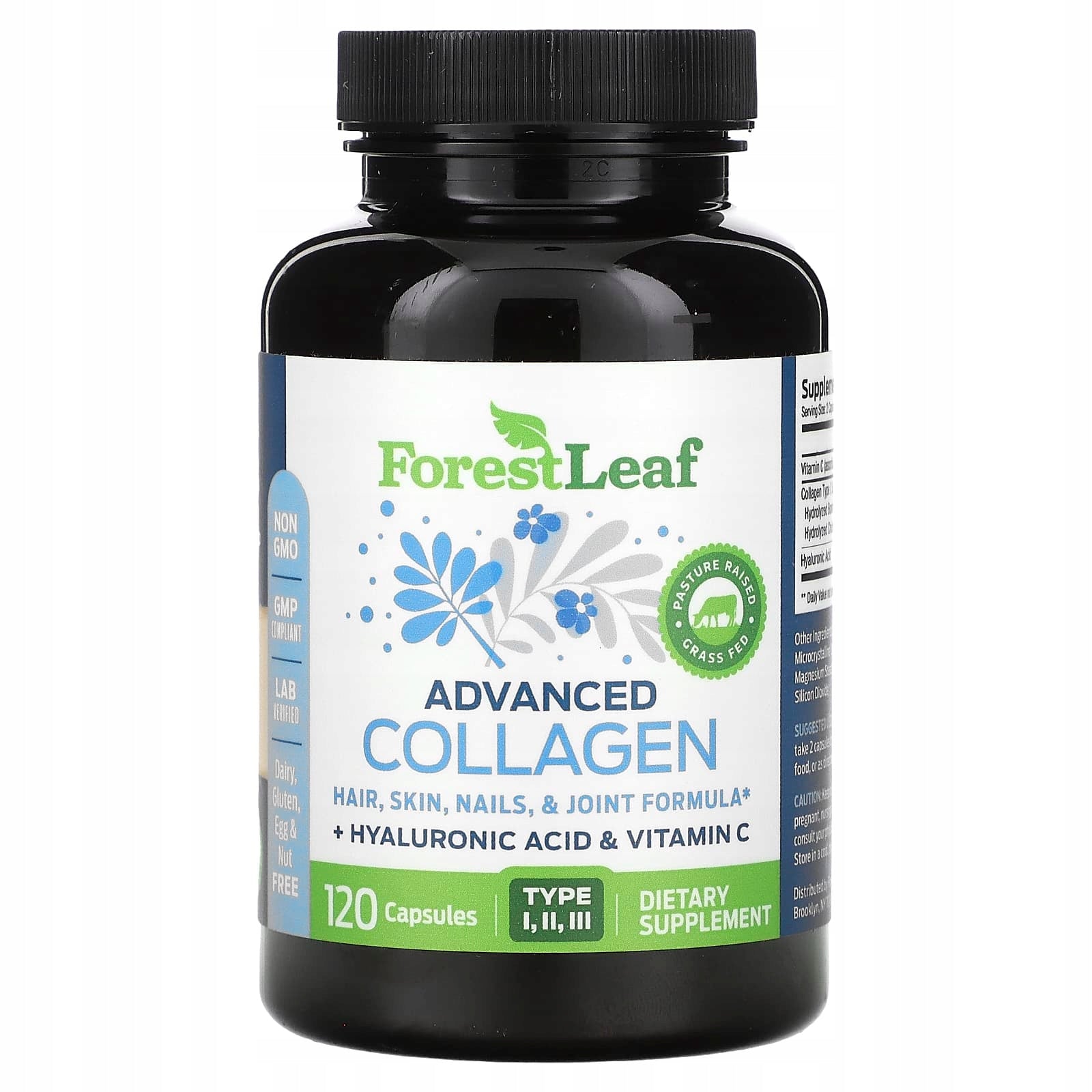 Forest Leaf, Advanced Collagen, 120 capsules