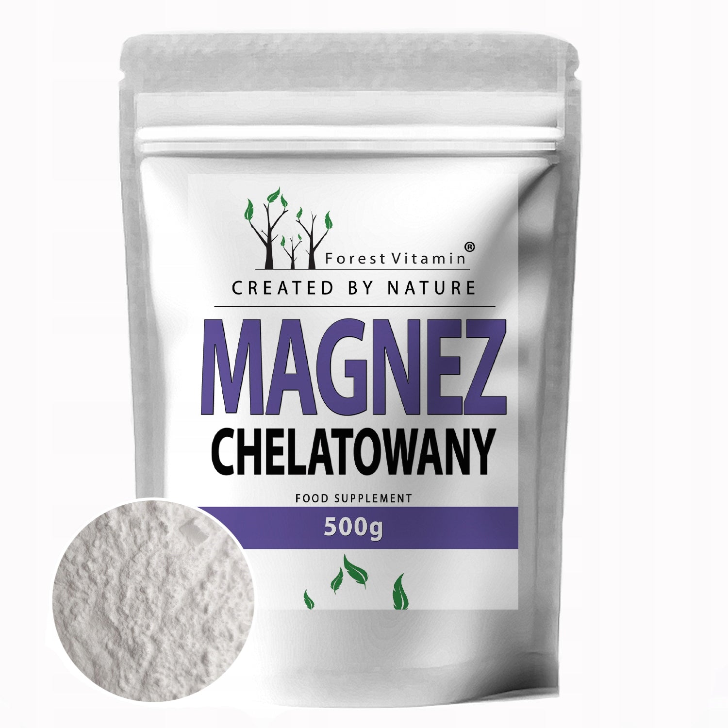Forest Vitamin - Chelated Magnesium 500g CHELAT VITAMIN CONTRACTIONS CIRCULATION