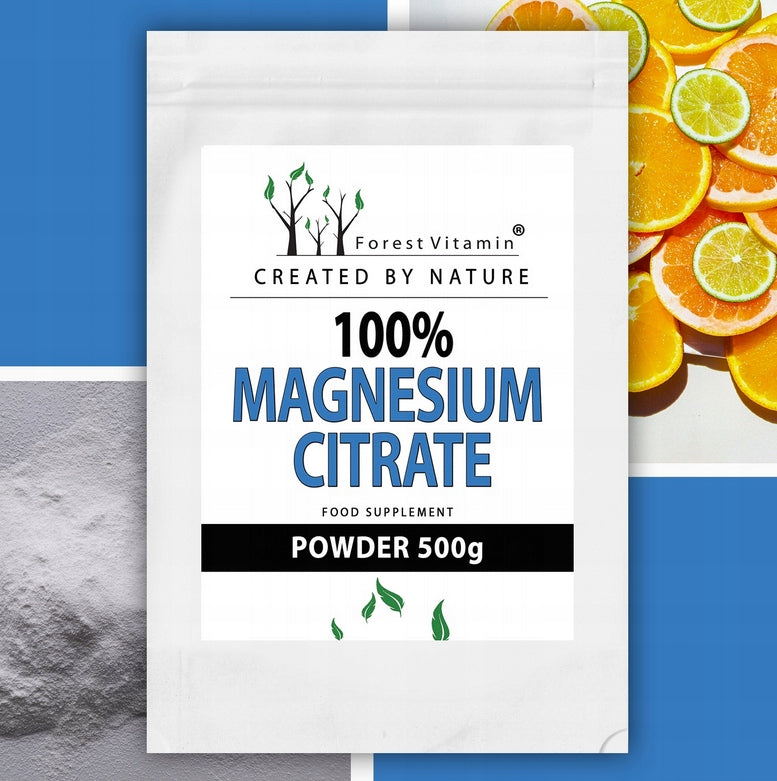 Forest Vitamin Magnesium Citrate Sleep Muscle Stress Powder 500 g Brand Forest Vitamin