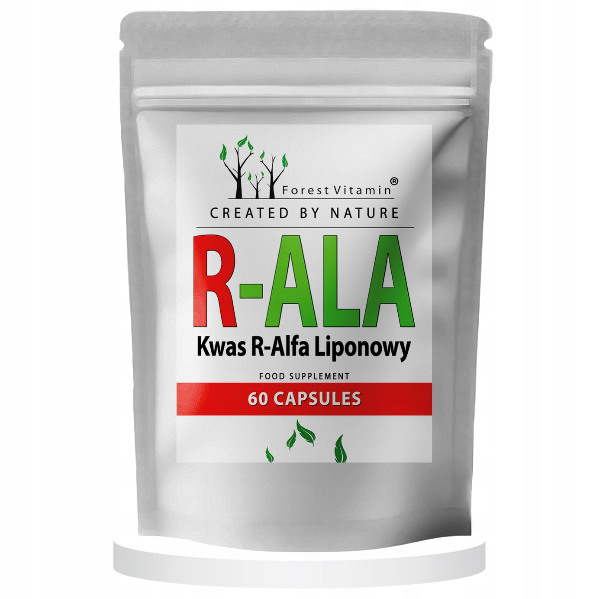 Forest Vitamin R-alpha lipoic acid 250 mg R-ALA Antioxidant 60 capsules