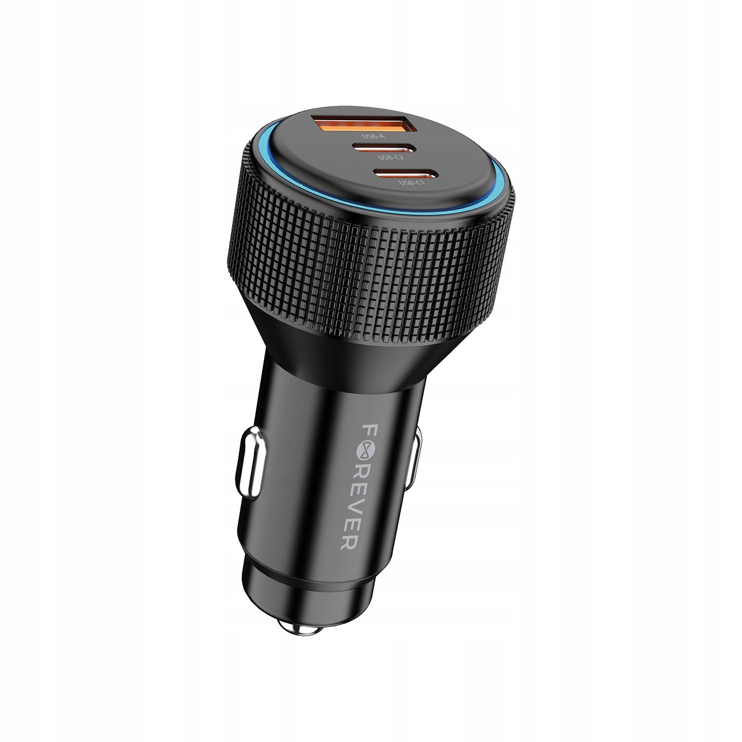 Forever car charger PD QC CC-07-66ACC 1x USB-A 2x USB-C 66W Manufacturer Forever