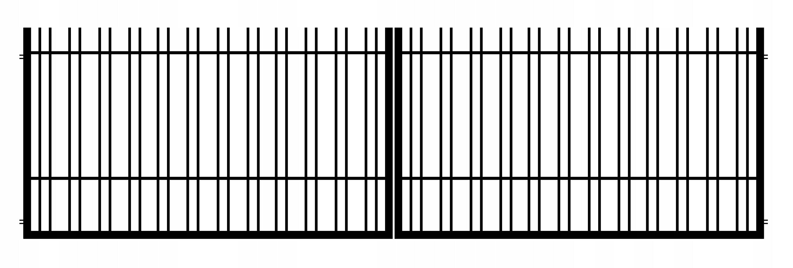 Forged double-leaf entrance gate MERKURY Mat-Met