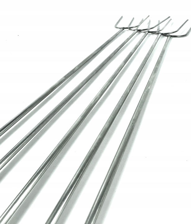 Forks 100% WHOLE STAINLESS bonfire sticks toasting sausage 5pcs-120cm EAN (GTIN) 5905344580537