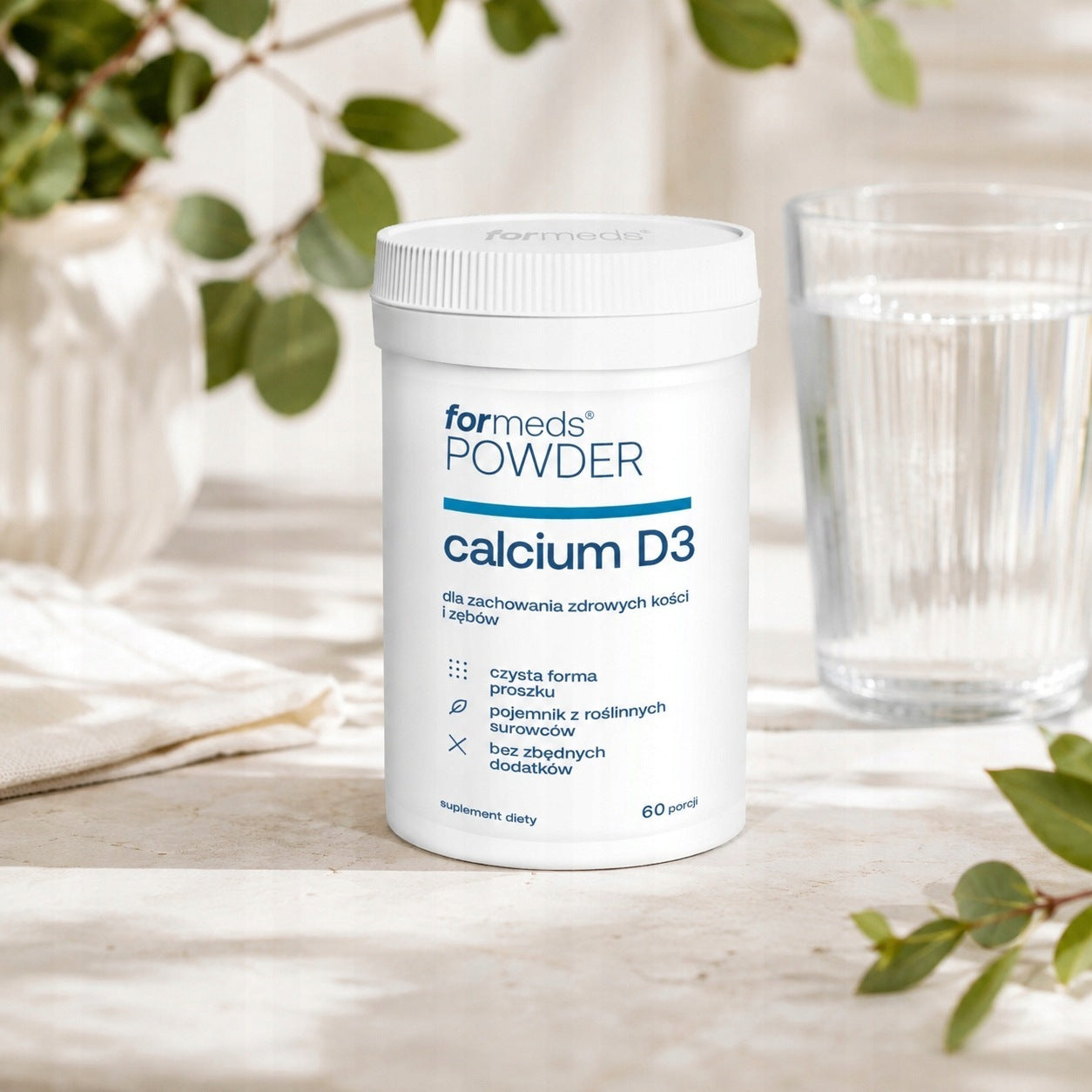 Formeds POWDER calcium D3 - Calcium + vitamin D3 | Bones, teeth, muscles Brand ForMeds