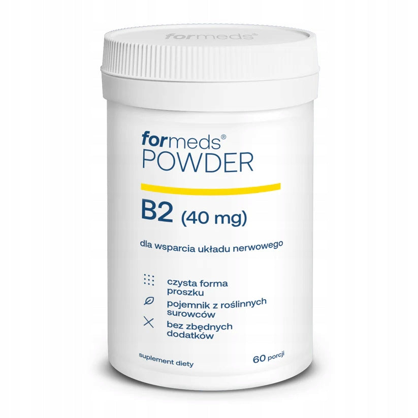 Formeds Powder B2 Riboflavin 40 mg 60 servings 39,6 g