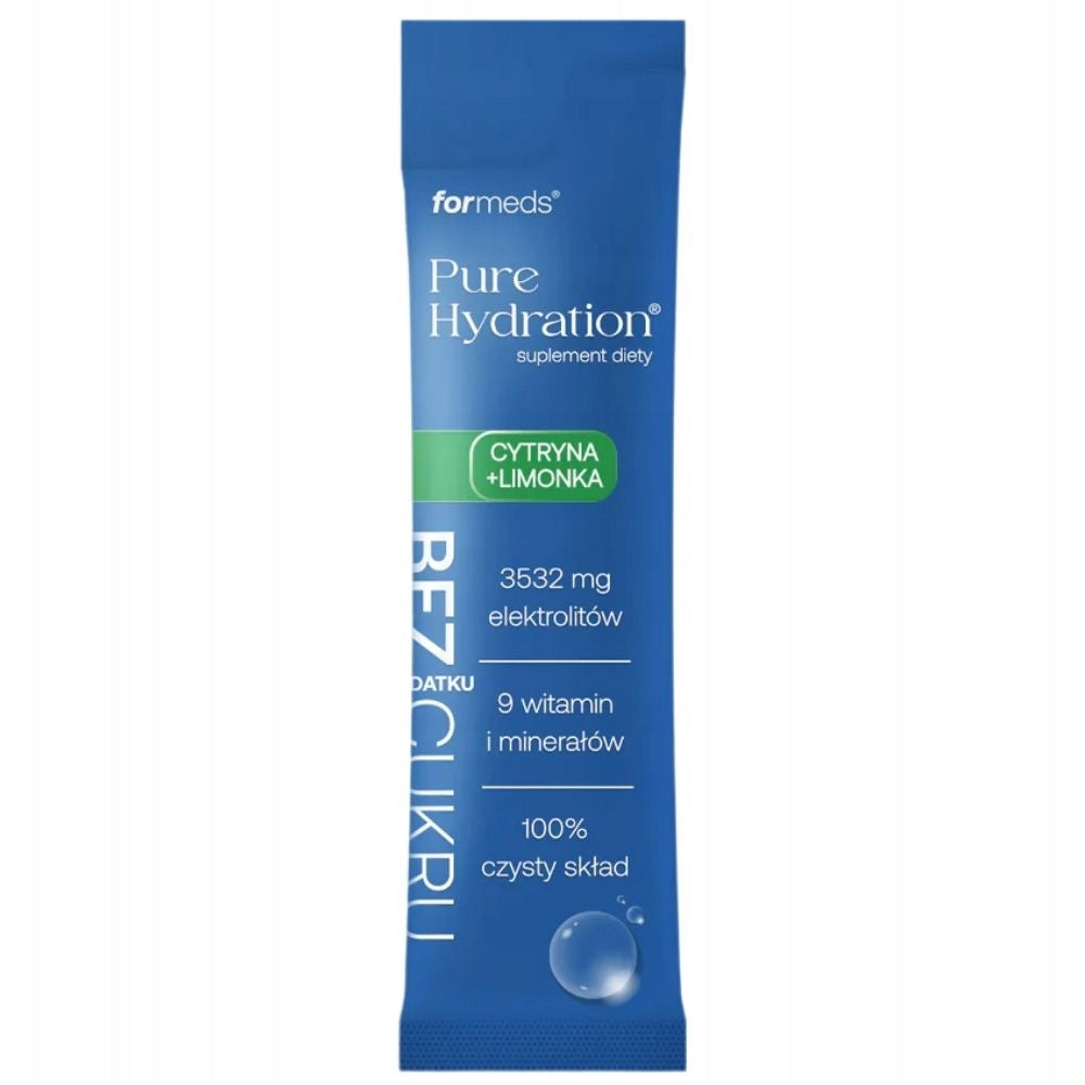 Formeds Pure Hydration Electrolytes Supports Muscle and Energy 14 Sachets Packaging status original