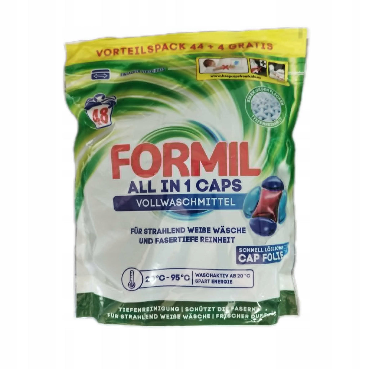 Formil All In 1 Caps Vollwaschmittel 5in1 Premium 48caps GERMAN
