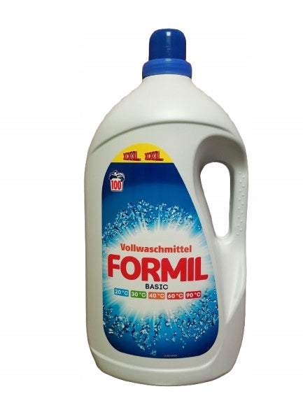 Formil Universal BASIC White and Light Washing Gel 100 Washes - 5 L with DE