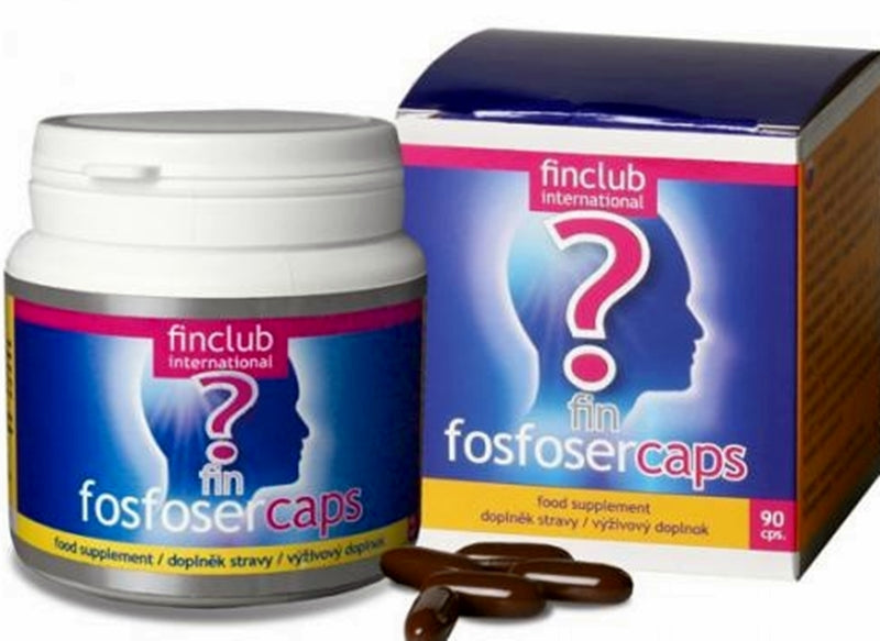 Fosfoser Memory Finclub Fin Fosfosercaps 90 caps Memory concentration