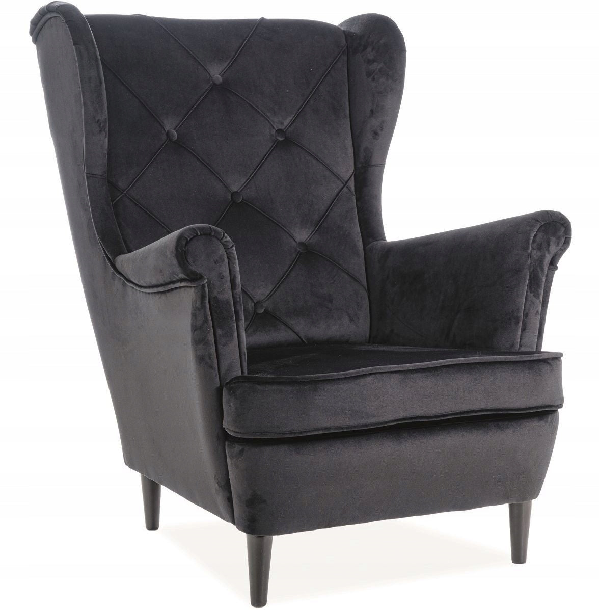 Sessel Signal Meble Lady, schwarz 