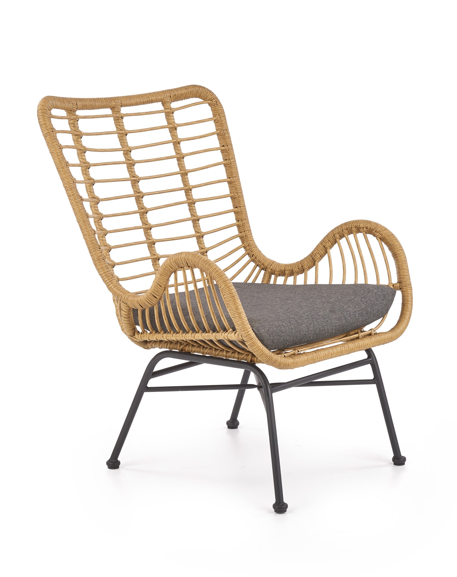 Set mit 4 Outdoor-Sesseln Halmar Ikaro, braun 