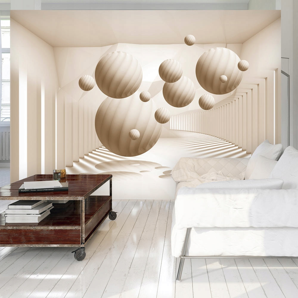 Fototapetas - Beige Balls