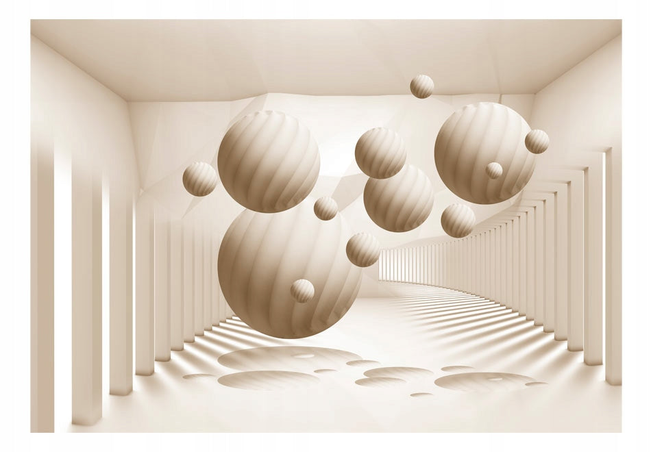 Fototapetas - Beige Balls