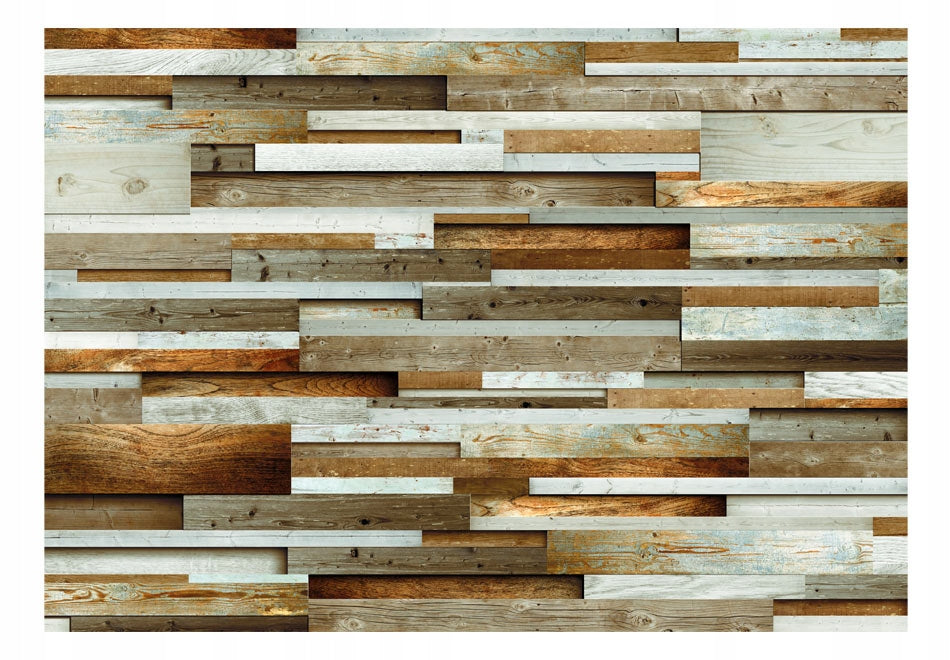 Fototapets - Ordnung aus Holz 