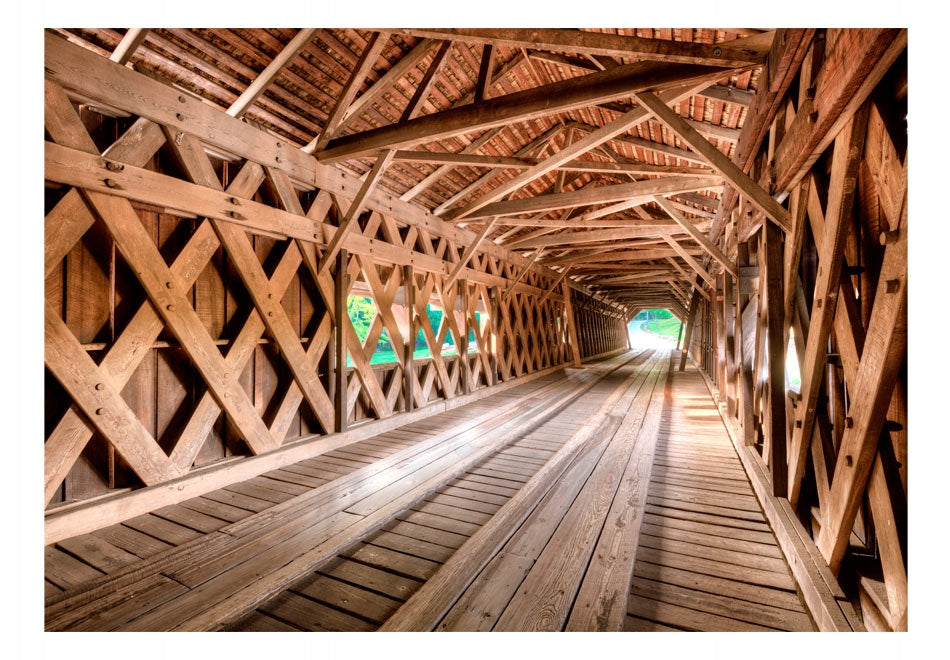 Fototapeta - Holzbrücke 