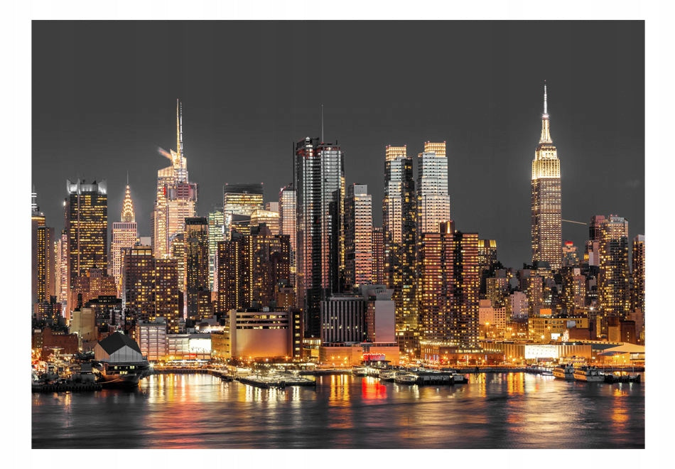 Fototapet - NYC: Dämmerung 