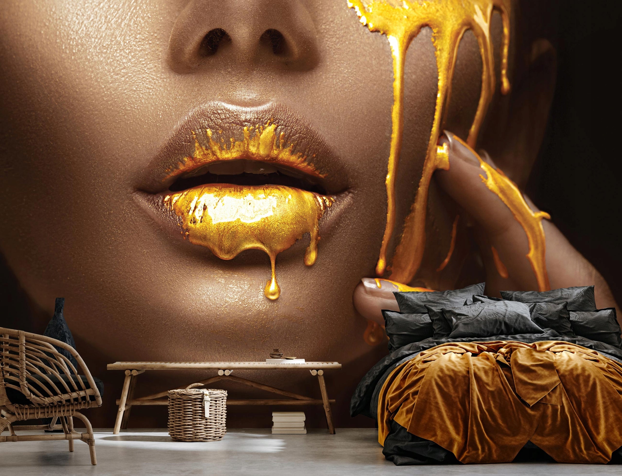 Goldene Tapete 