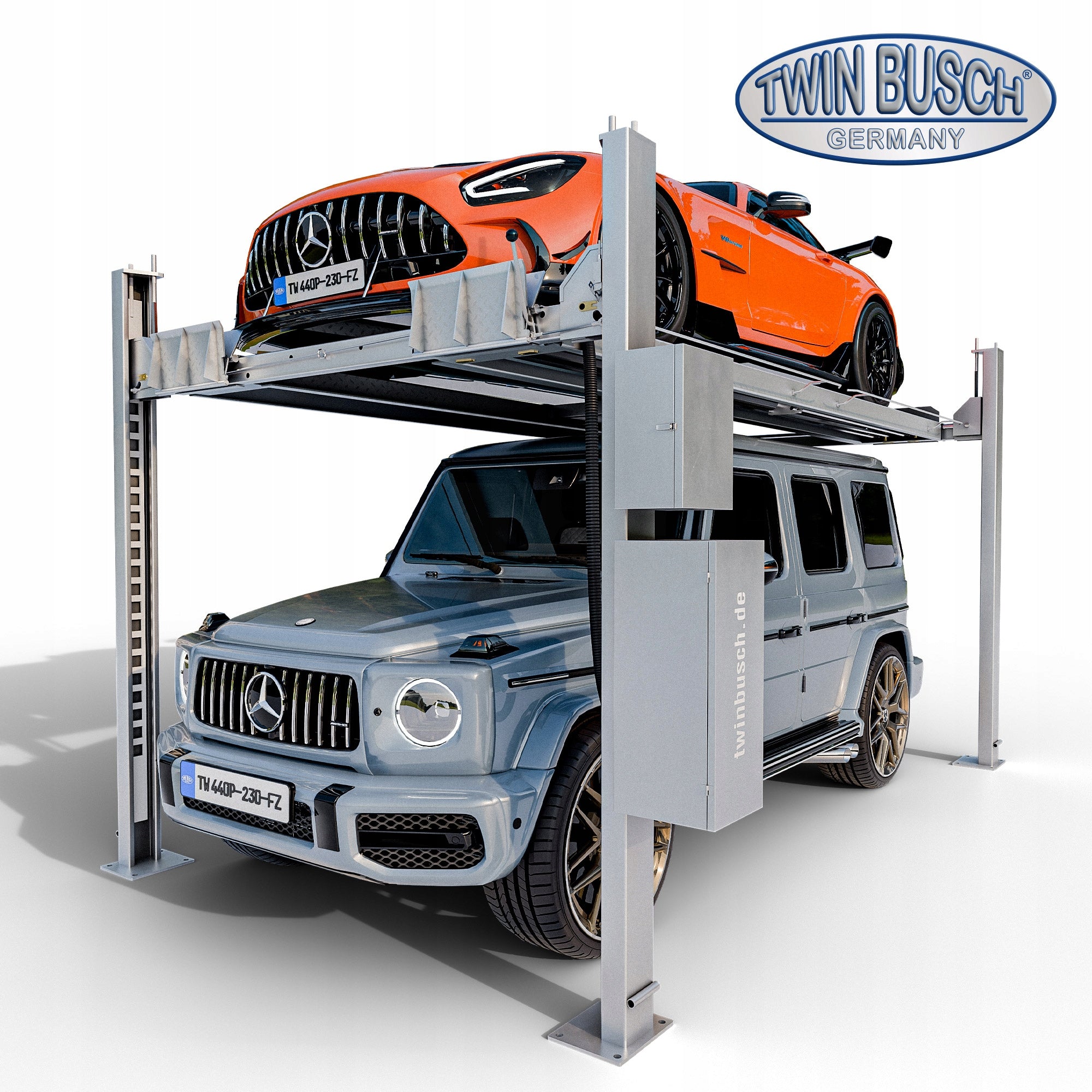 Four-column Parking Lift TW 440P-FZ Hot Dip Galvanized Brand Twin Busch