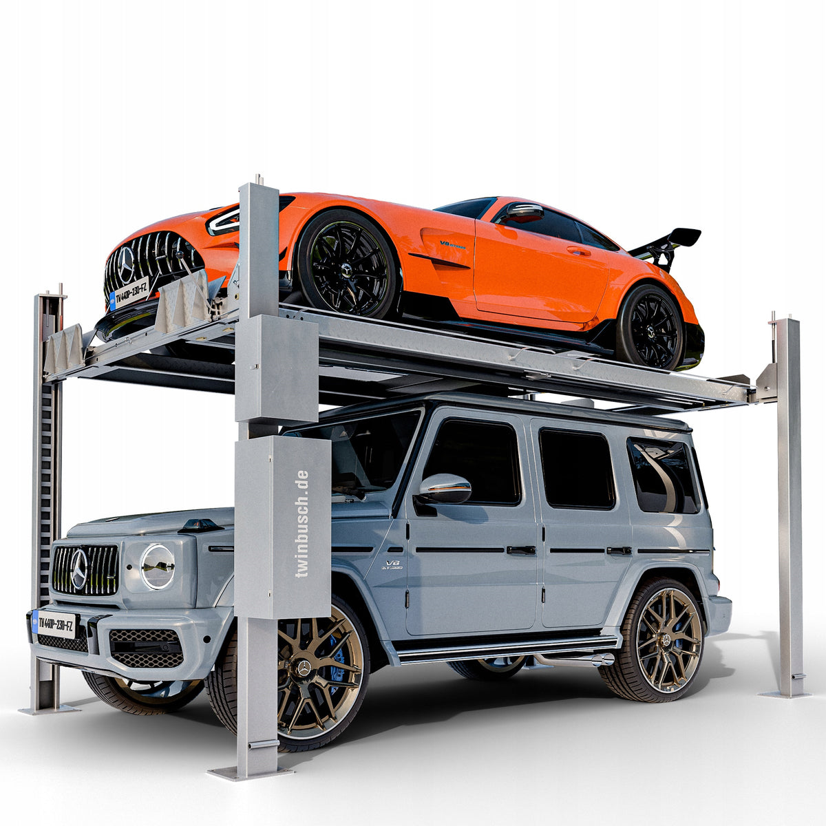 Four-column Parking Lift TW 440P-FZ Hot Dip Galvanized