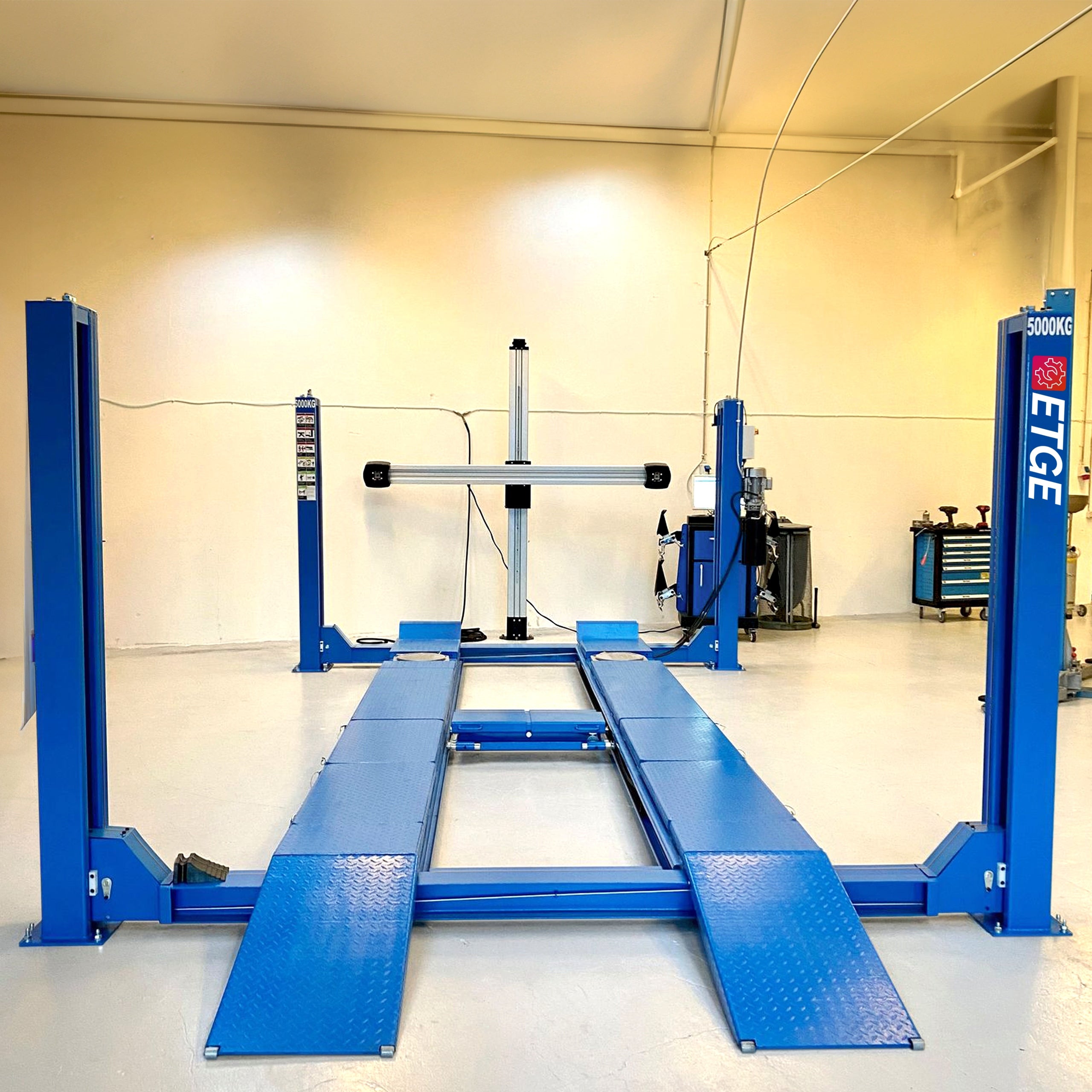 Four-column car lift for 5T geometry + axle lift Manufacturer code ETGE-SDW50