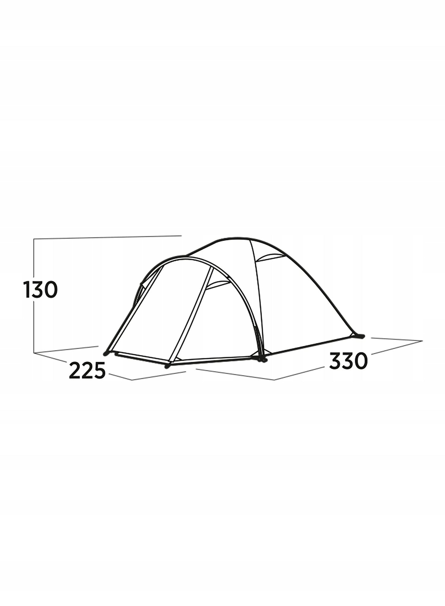 Four-person tent Easy Camp Setesdal 4 Color green