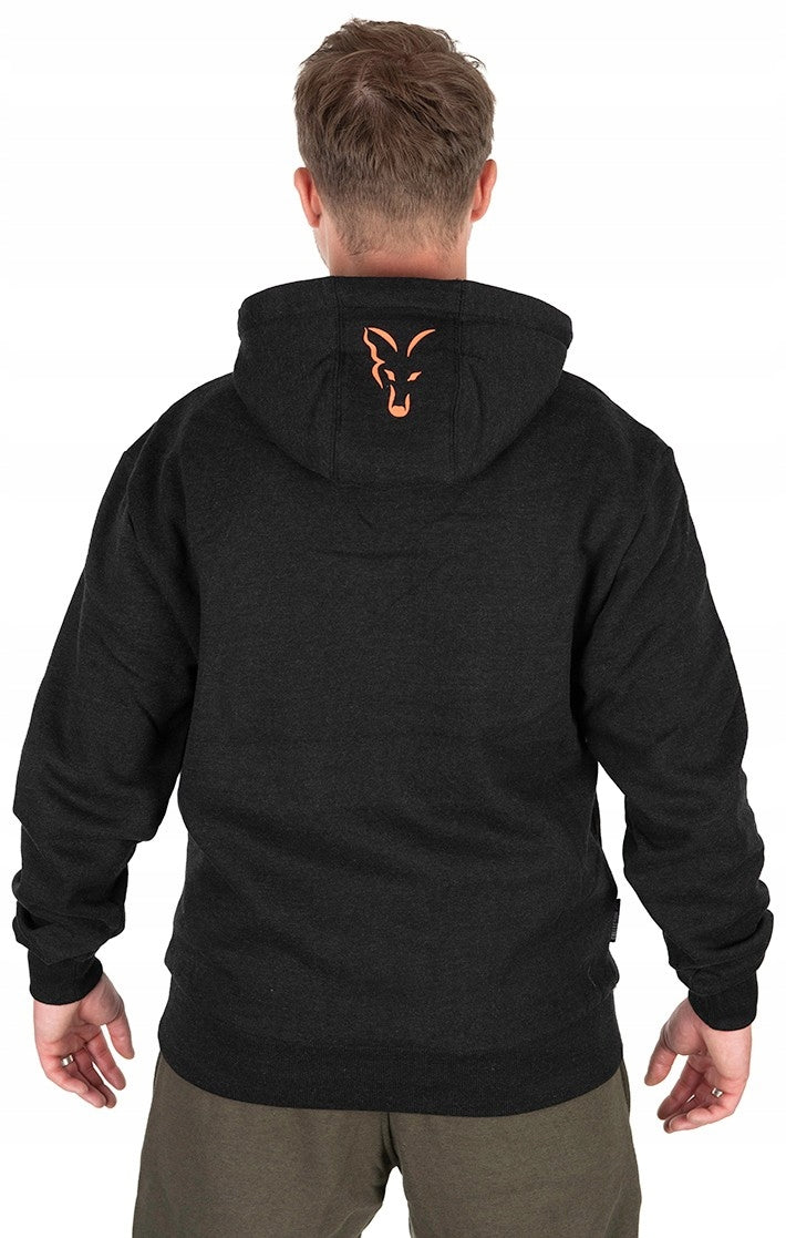 Fox Collection Hoody Black & Orange S Size: Small (S) Color black