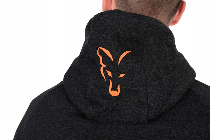 Fox Collection LW Hoody Black Orange Size XXL Sweatshirt Model Lw Hoody Black Orange